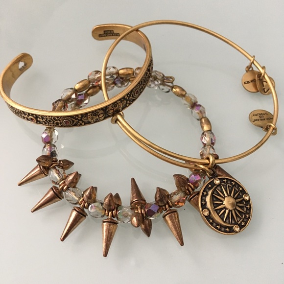 Alex and Ani Jewelry - Alex and Ani Cosmic Balance charm, beaded and cuff
